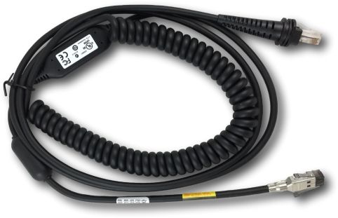 Honeywell CBL-600-400-C00 Standard Cable For use with Voyager 1200g, 1202g, Xenos 1900, 1900h, 1902h, Hyperion 1300g Scanners, IBM 46xx Port 9b, 12V Power, coiled, 4m (13.1') (CBL600400C00 CBL-600400-C00 CBL600-400C00 CBL-600 400-C00)